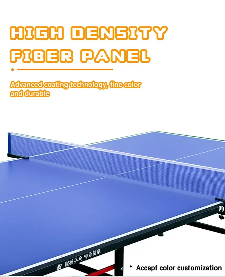 Folding Table Tennis Table with Wheels Indoor OEM (15)