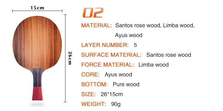 Professional Table Tennis Blades Carbon & All-Wood Mastery for Elite Play (16)