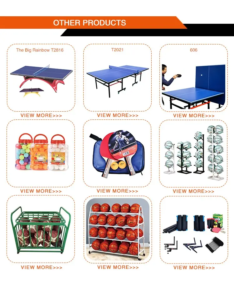 Folding Table Tennis Table with Wheels Indoor OEM (18)