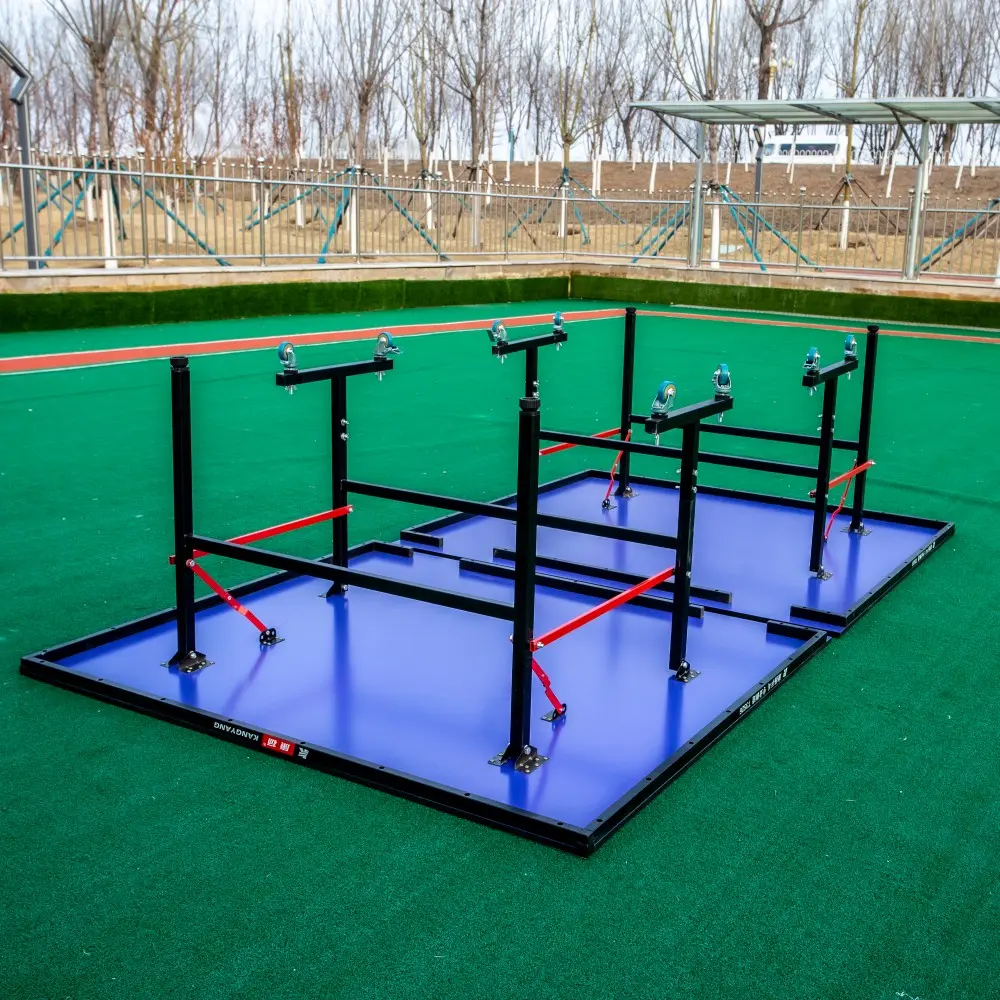 Folding Table Tennis Table with Wheels Indoor OEM (5).jpg